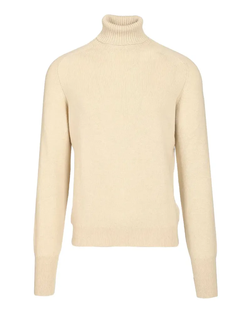 Fedeli Kaschmirpullover mit Rollkragen - Nude Nude