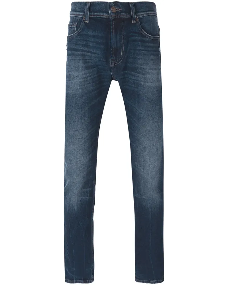 7 for all mankind Jeans mit Stone-Wash-Effekt - Blau Blau