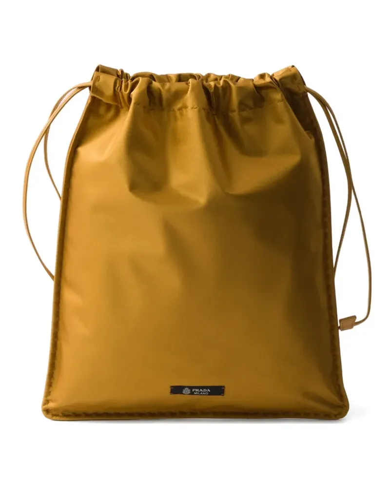 Prada Wish silk pouch - Gelb Gelb