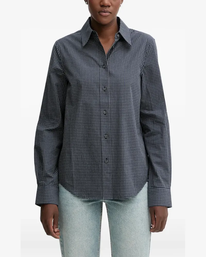 Miss Sixty checked buttoned shirt - Blau Blau