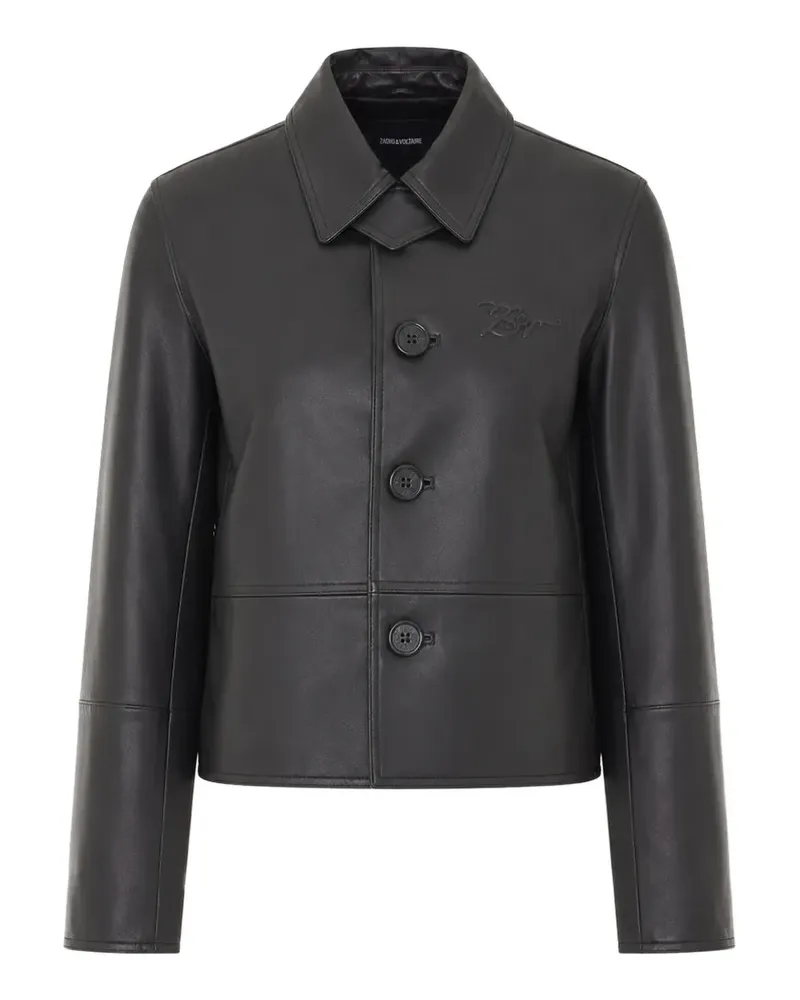 Zadig & Voltaire Lessa leather jacket - Schwarz Schwarz