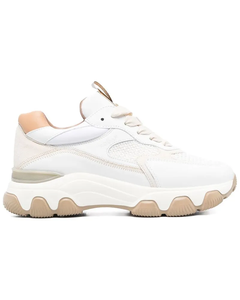 Hogan Sneakers mit Logo-Prägung - Weiß Weiß