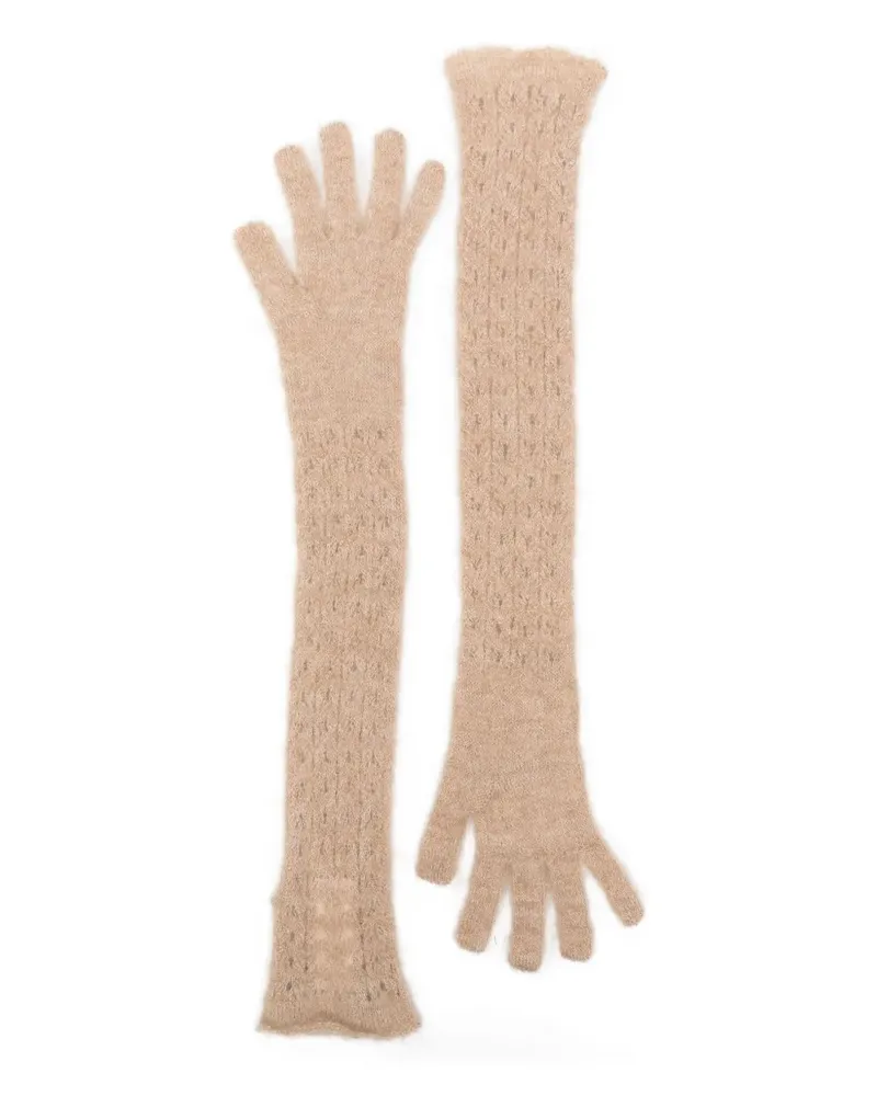 Fabiana Filippi Fingerlose Handschuhe - Nude Nude