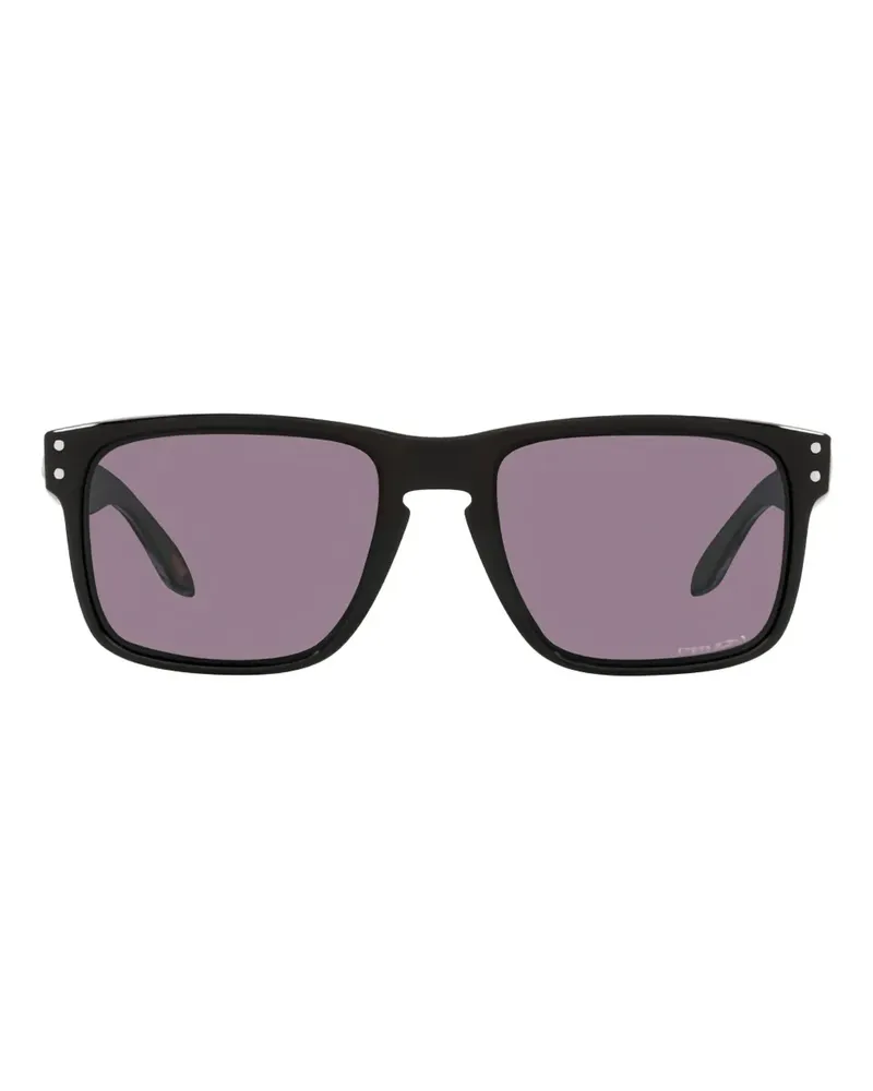 Oakley Sonnenbrille mit eckigem Gestell - Schwarz Schwarz