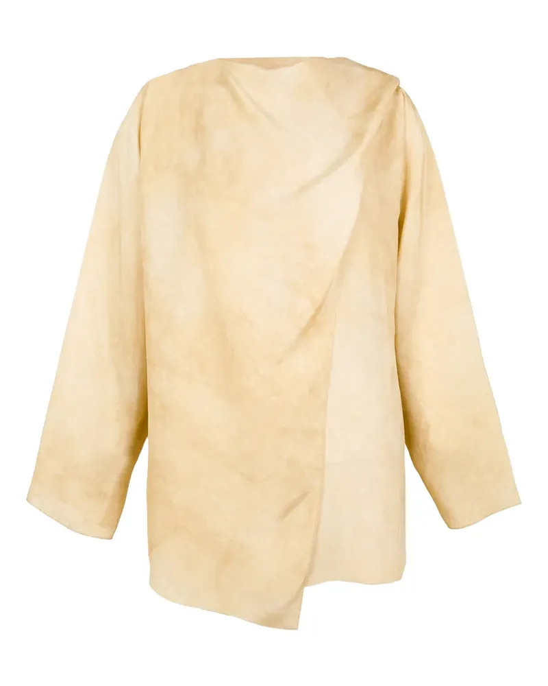 Cortana Dream draped panelled blouse - Nude Nude