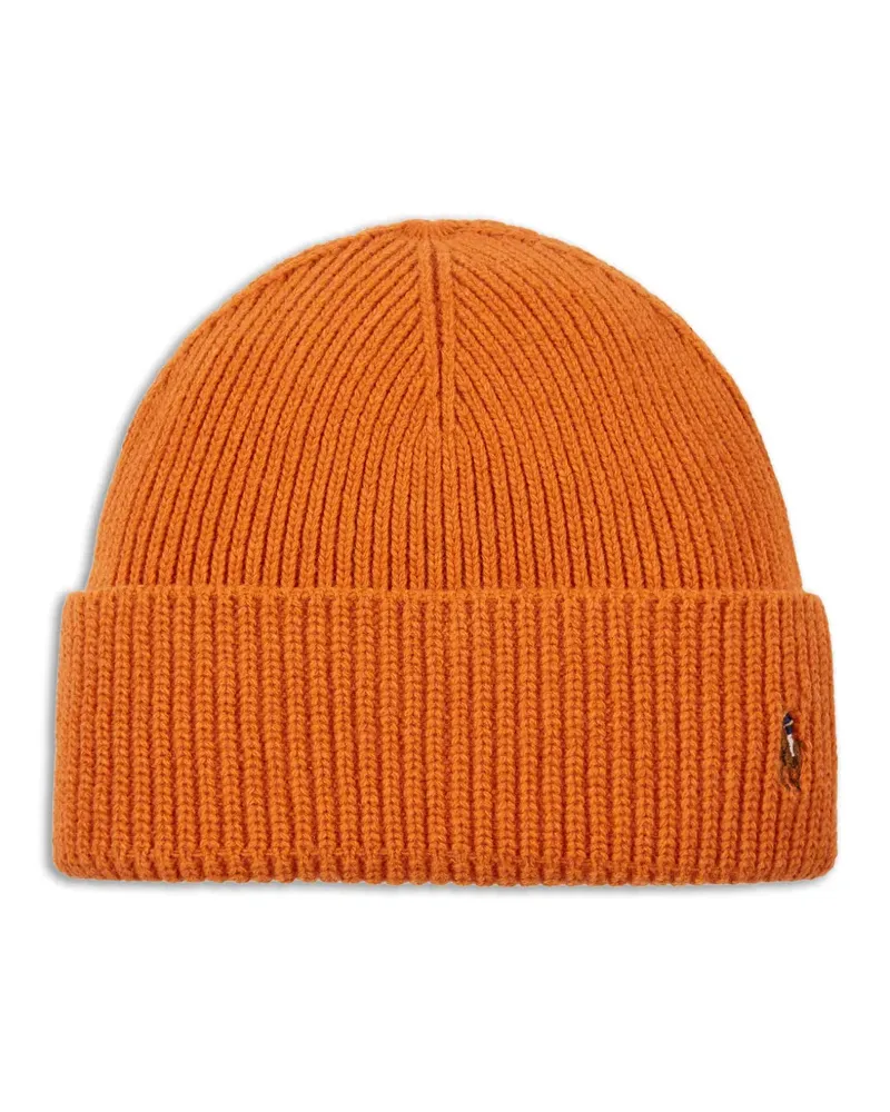 Ralph Lauren Beanie mit Umschlag - Orange Orange