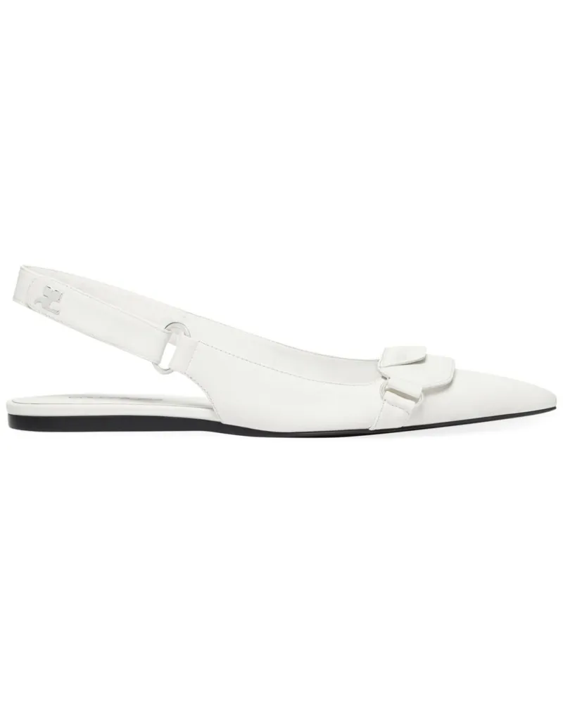 Courrèges Racer Ballerinas - Weiß Weiß