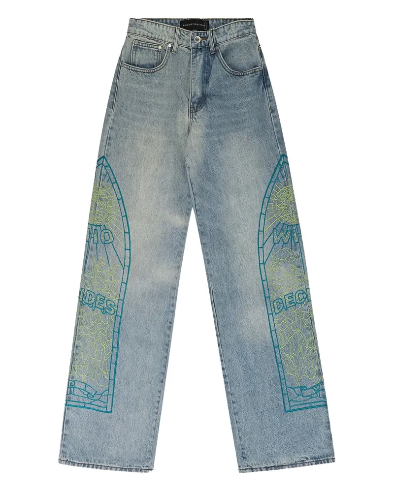 WHO DECIDES WAR Virtuous Jeans - Blau Blau