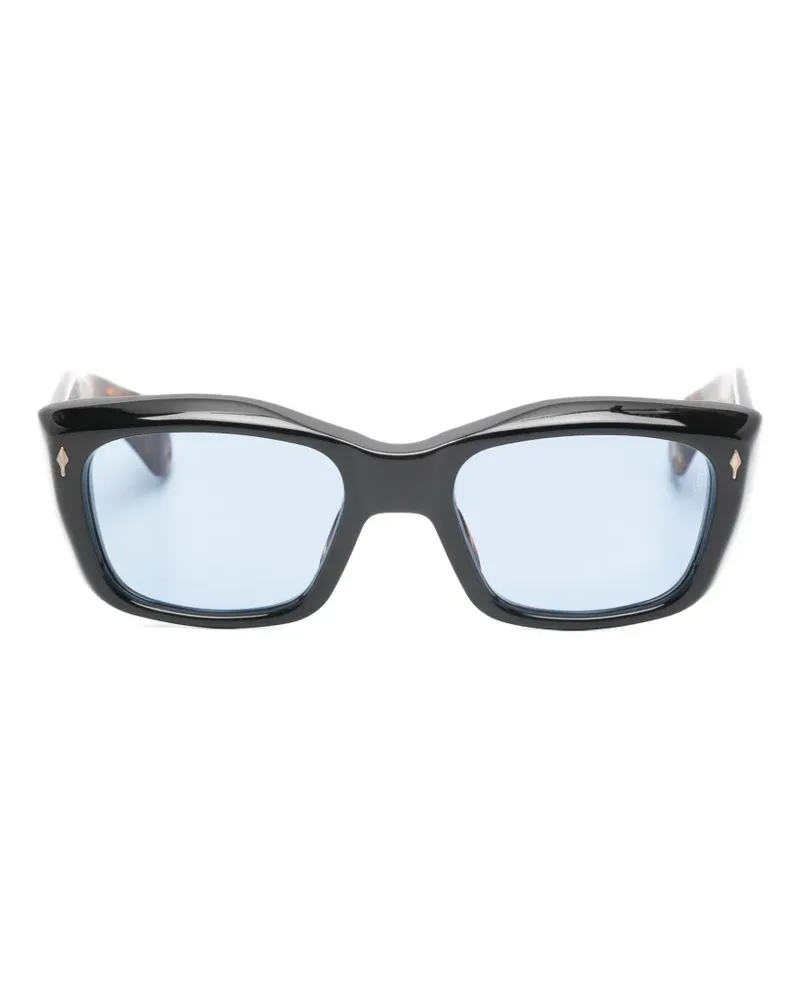 Jacques Marie Mage square-frame sunglasses - Schwarz Schwarz