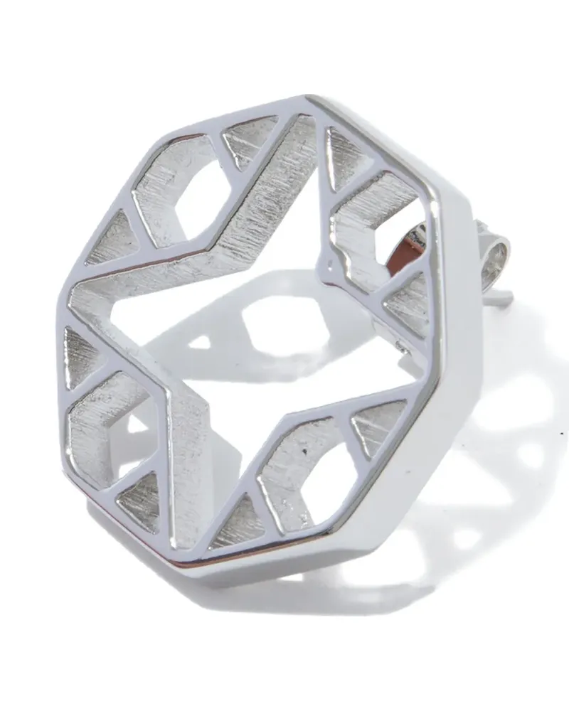 1017 ALYX 9SM circle-shape earrings - Silber Silber