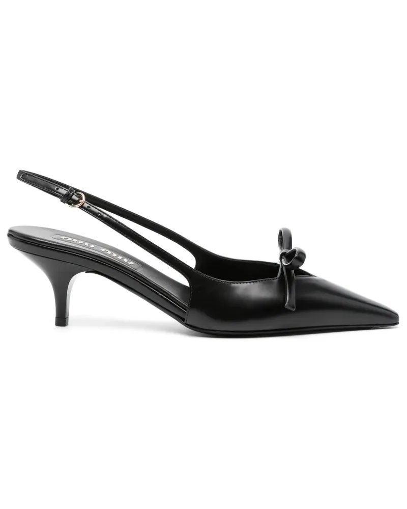 Miu Miu Pumps mit Schleife 65mm - Schwarz Schwarz