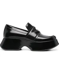 Vic Matié Loafer mit Plateau Schwarz