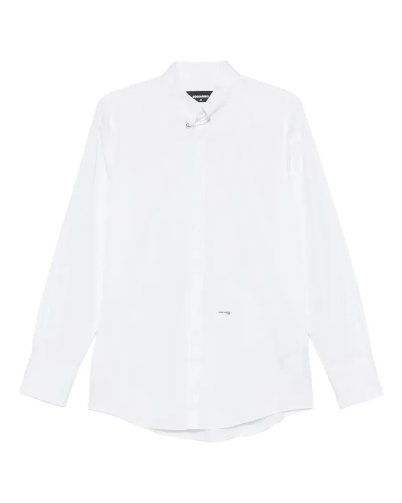 Dsquared2 pin-collar slim-fit shirt - Weiß Weiß