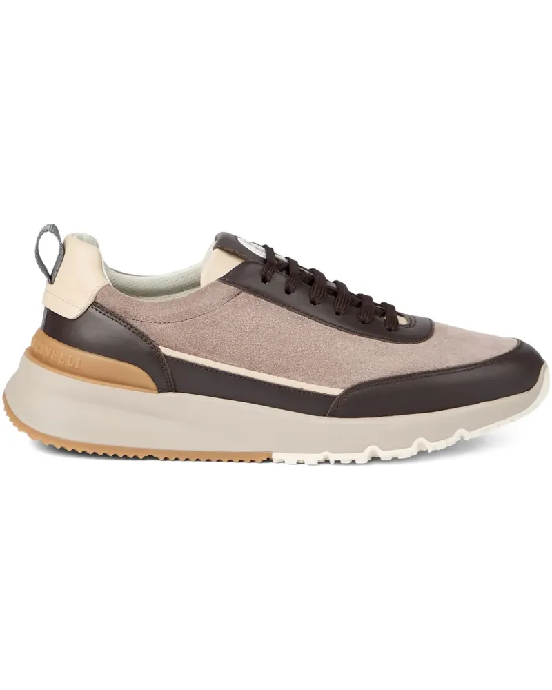 Brunello Cucinelli Sneakers aus Wildleder - Braun Braun