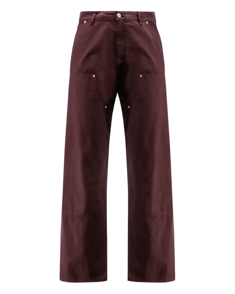 Maison Margiela Hose aus Bio-Baumwolle - Rot Rot
