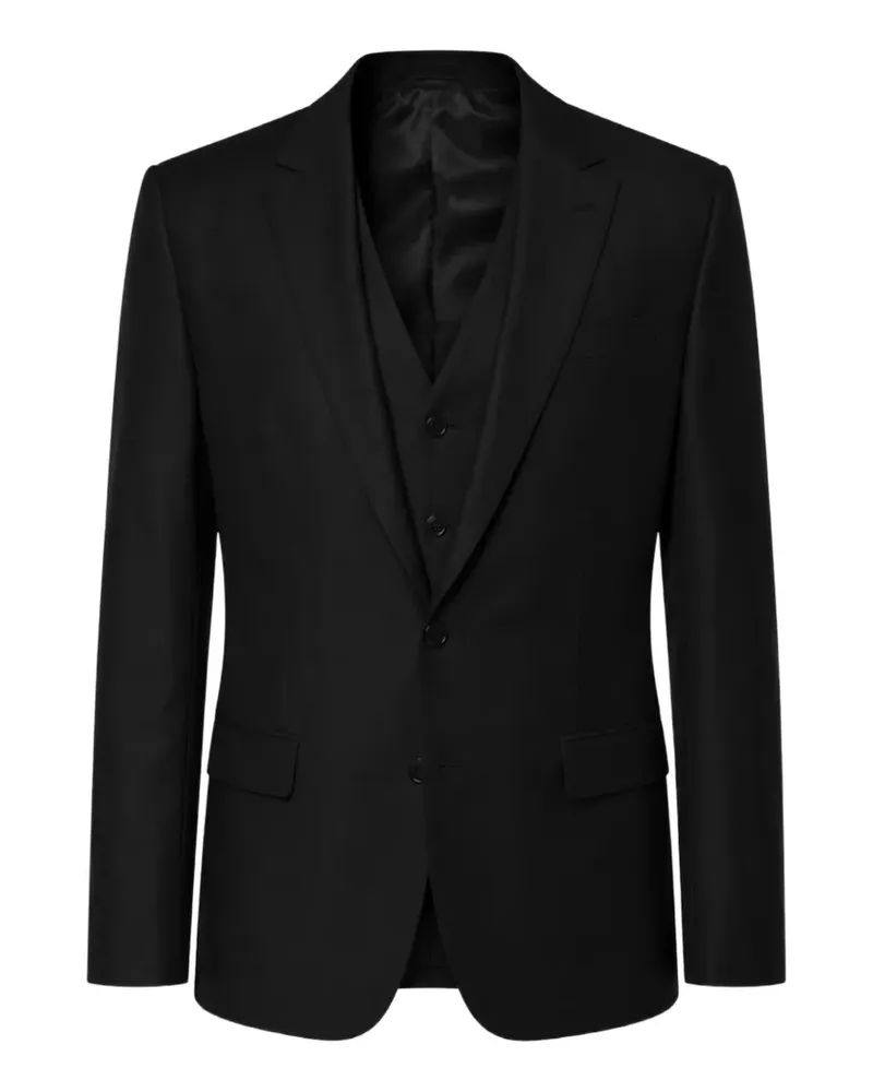 Dolce & Gabbana Einreihiger Blazer - Schwarz Schwarz