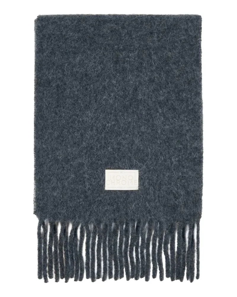 MARELLA Merle fringed scarf - Grau Grau