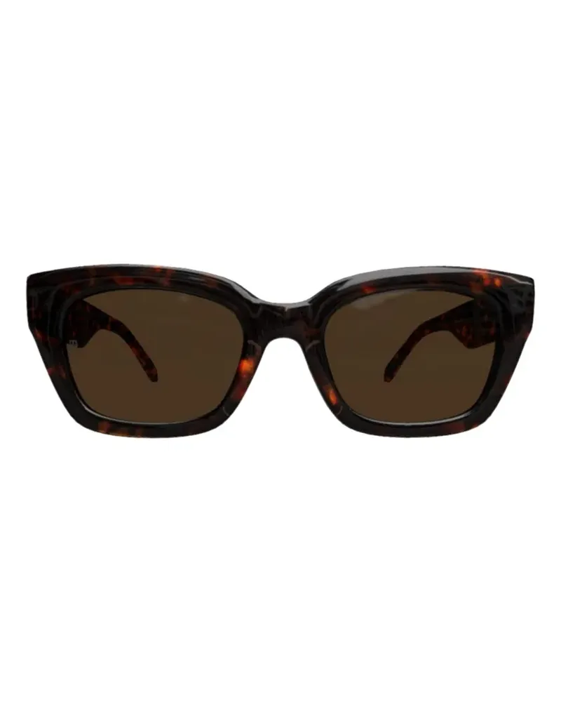 Tommy Hilfiger rectangle-frame sunglasses - Braun Braun