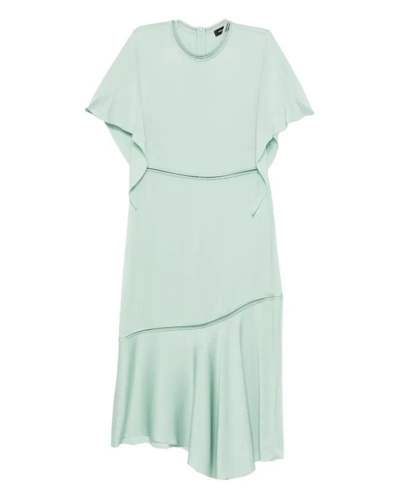 Fabiana Filippi gathered-detail midi dress - Grün Grün