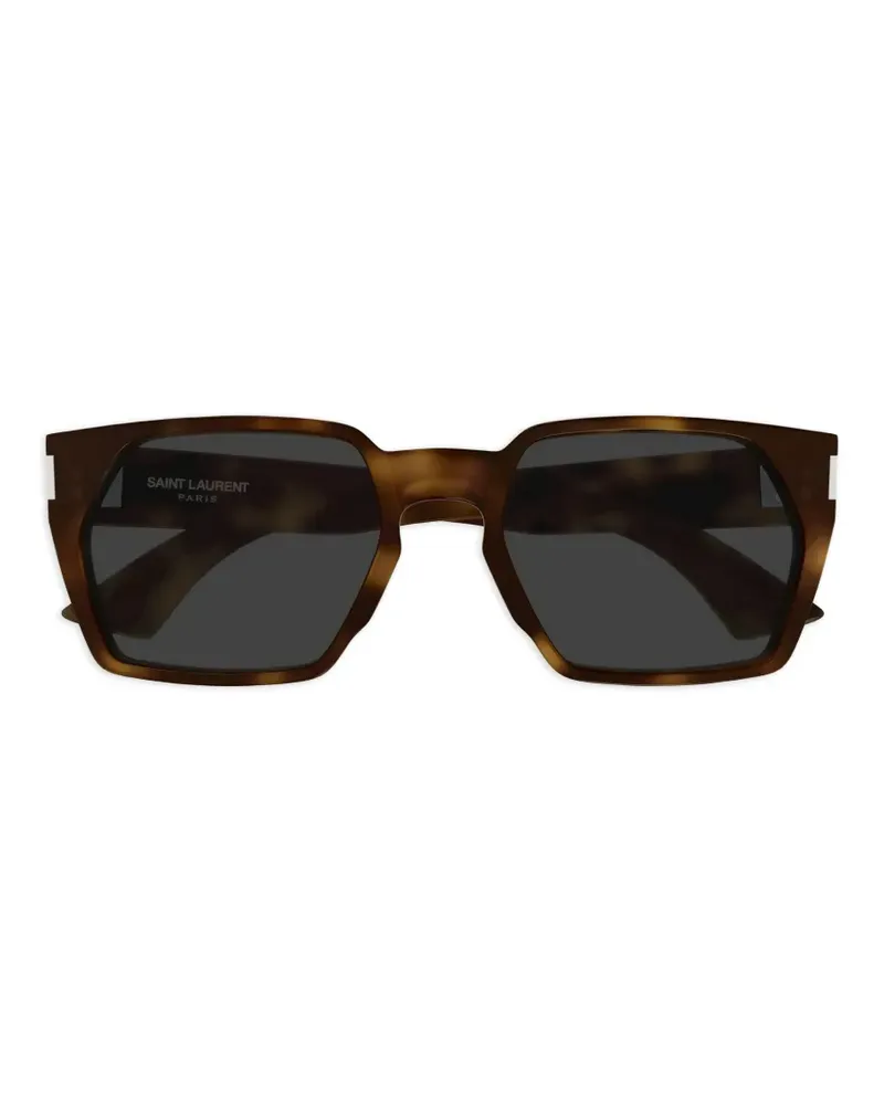 Saint Laurent SL 894 Sonnenbrille mit geometrischem Gestell - Braun Braun