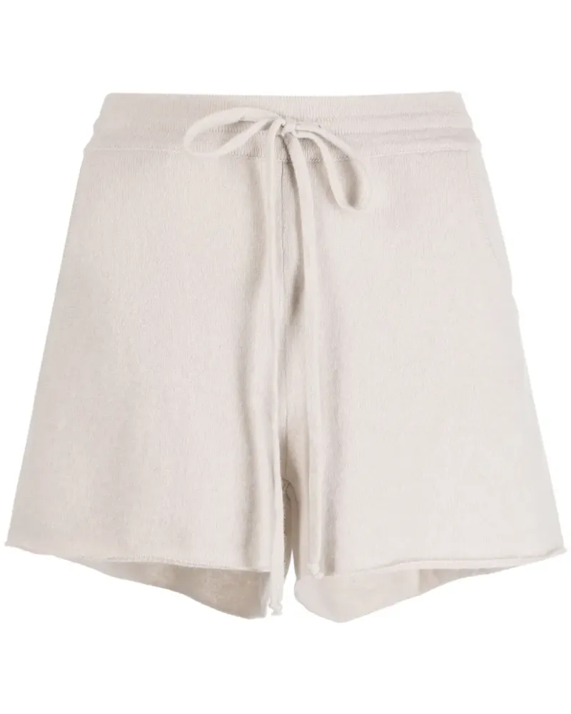 Teddy Cashmere Portofino Shorts mit Kordelzug - Nude Nude
