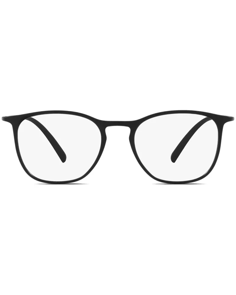 Giorgio Armani Brille mit eckigem Gestell - Schwarz Schwarz
