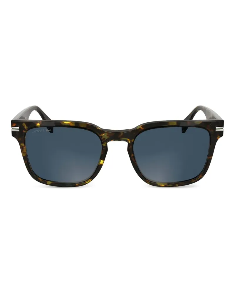 Lacoste Sonnenbrille mit Logo-Print - Braun Braun