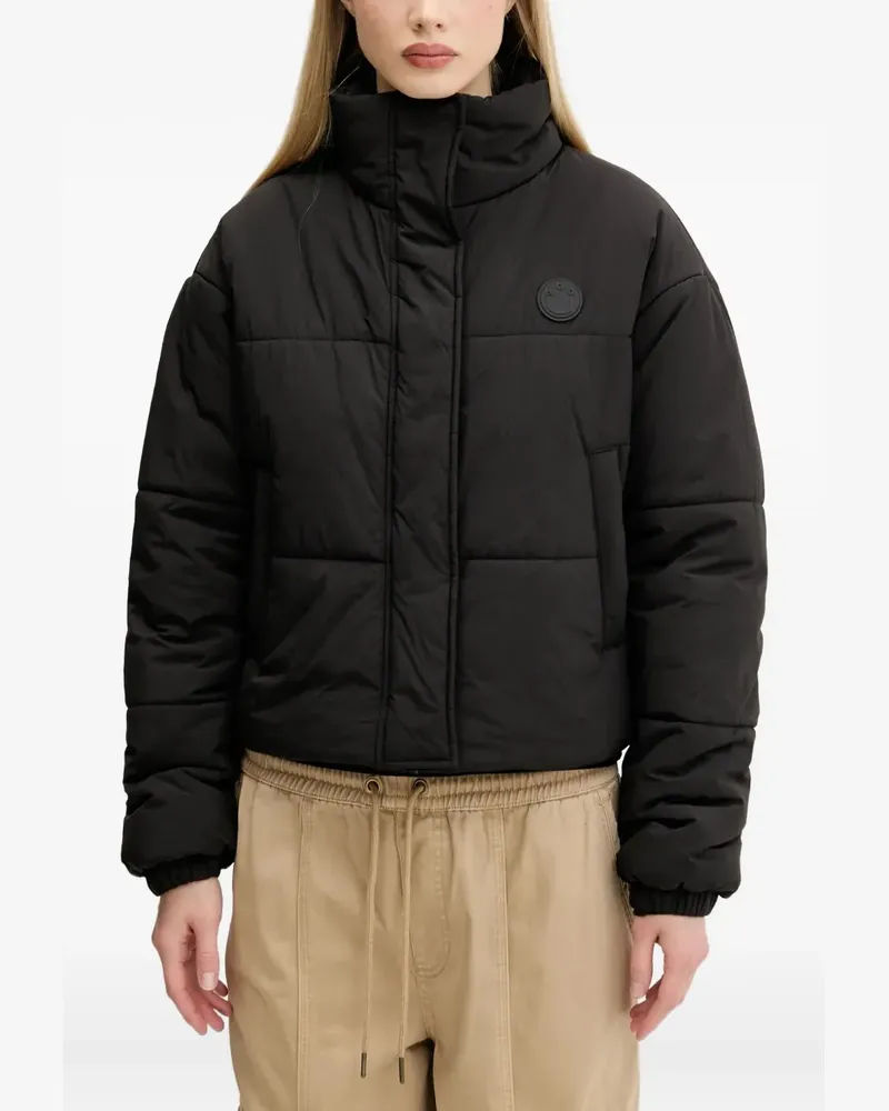 HUGO BOSS Steppjacke mit Logo - Schwarz Schwarz
