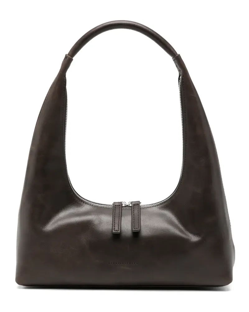 Marge Sherwood Schultertasche mit Logo - Braun Braun