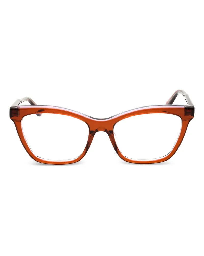 Calvin Klein Cat-Eye-Brille - Braun Braun