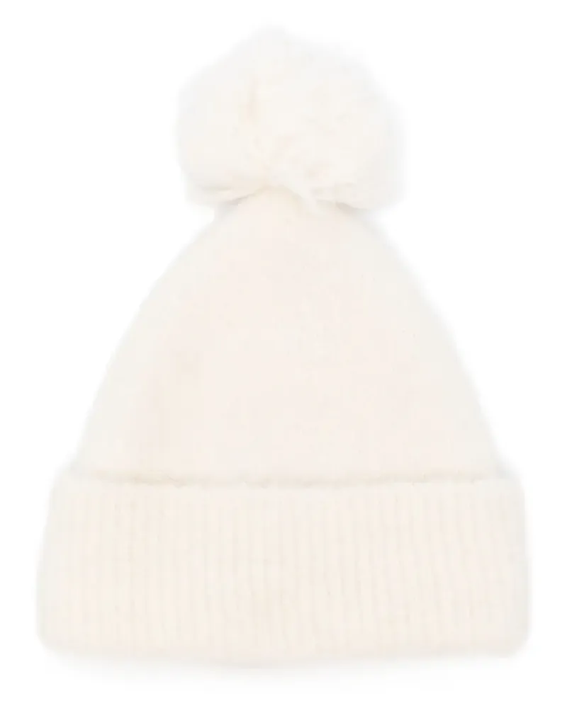 Dorothee Schumacher Beanie mit Bommel - Weiß Weiß