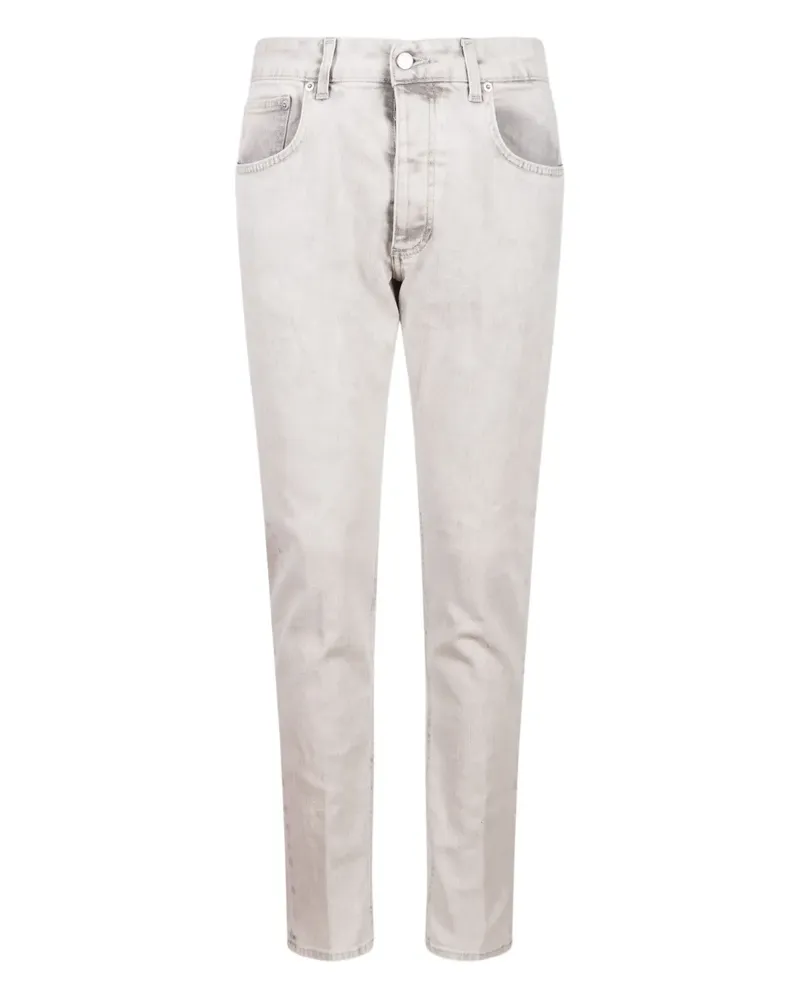 Be Able Ausgeblichene Five-Pocket-Jeans - Grau Grau