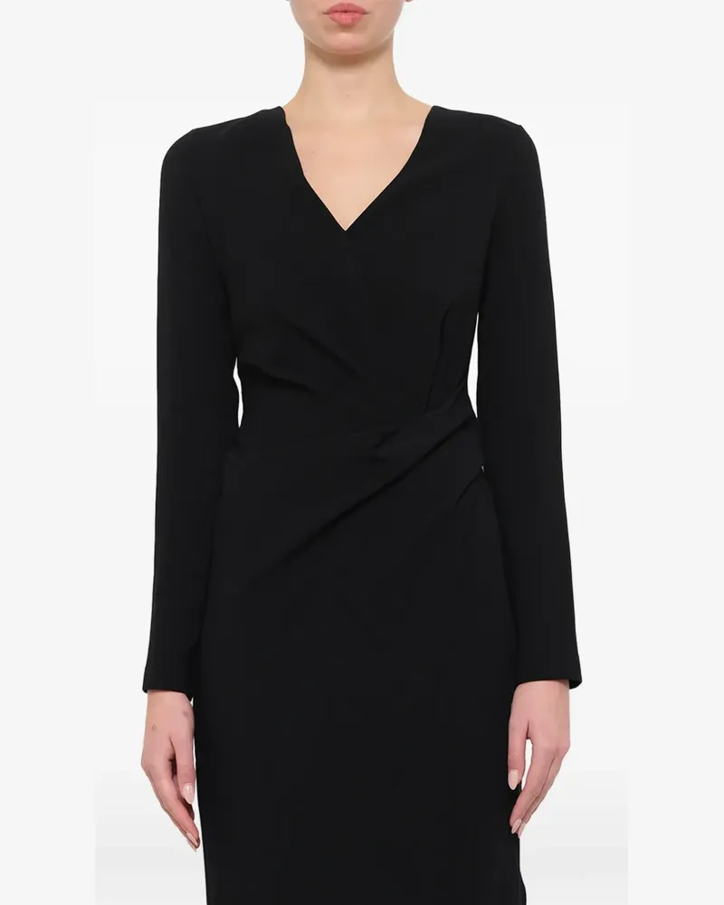 Lanvin Maxikleid mit Wickeldetail - Rot Rot