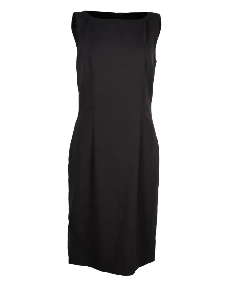 HUGO BOSS Dirusa Bleistiftekleid mit rundem Ausschnitt - Schwarz Schwarz