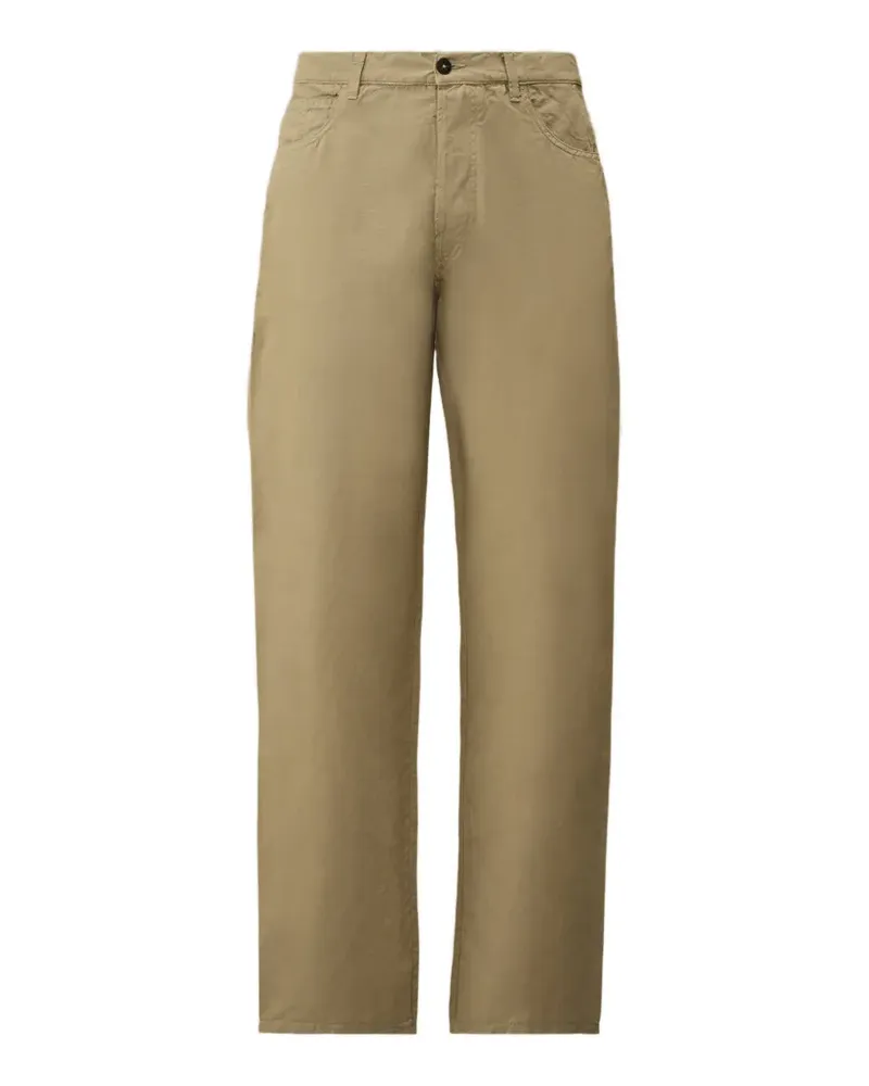 C.P. Company Hose aus Baumwolle/Leinen ohne Seitennähte - Grau Grau