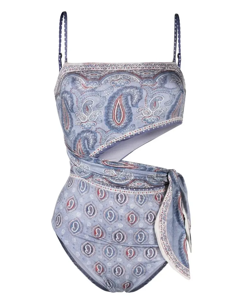 Zimmermann Vitali Placement Badeanzug - Blau Blau