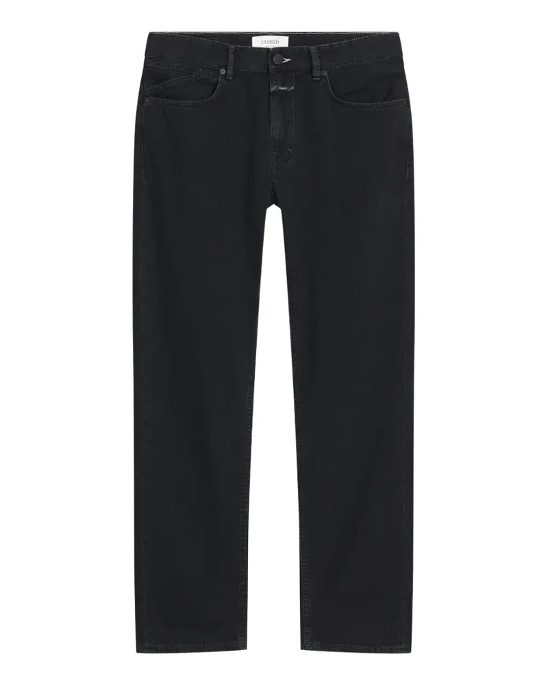 Closed Cooper True Straight-Leg-Jeans - Schwarz Schwarz