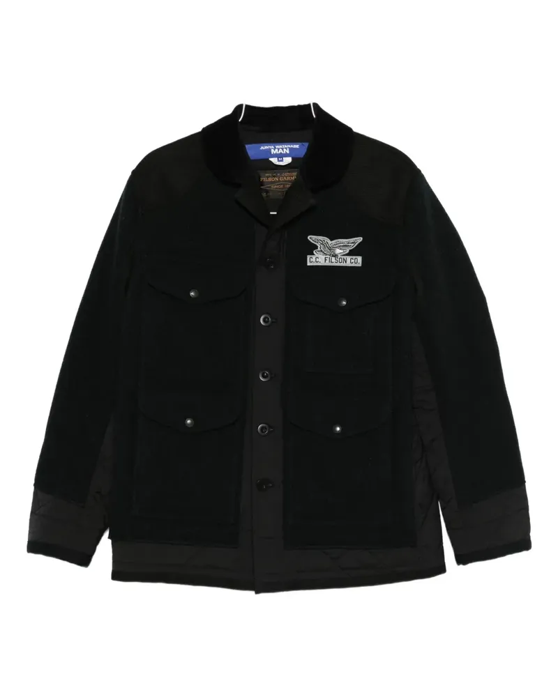 Junya Watanabe x Filson buttoned patch-detail jacket - Schwarz Schwarz