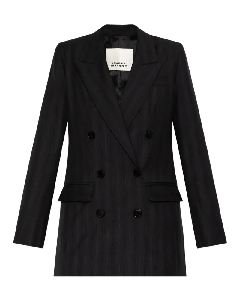 Isabel Marant Doppelreihiger Jevima Blazer - Schwarz Schwarz