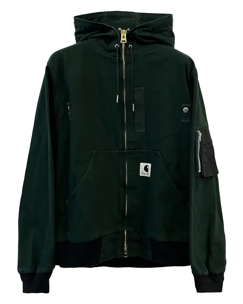 Sacai Klassischer Hoodie - Grün Grün