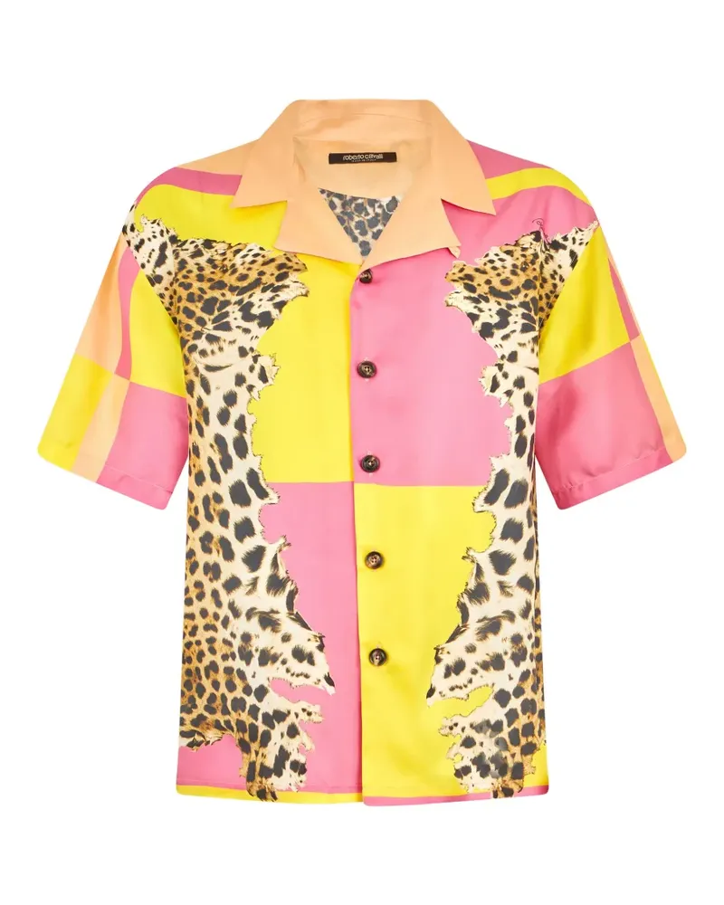Roberto Cavalli leopard-print shirt - Gelb Gelb