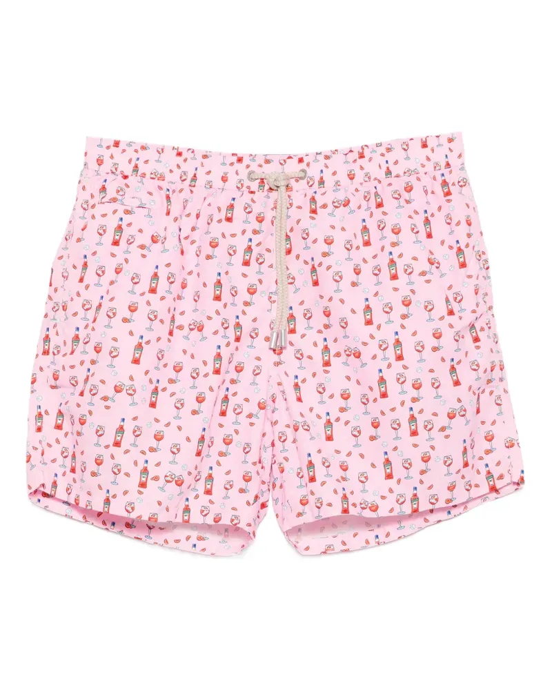 MC2 Saint Barth x Aperol Lighting Badeshorts - Rosa Rosa