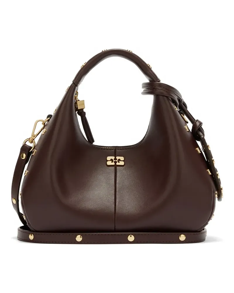 Ganni studded tote bag - Braun Braun