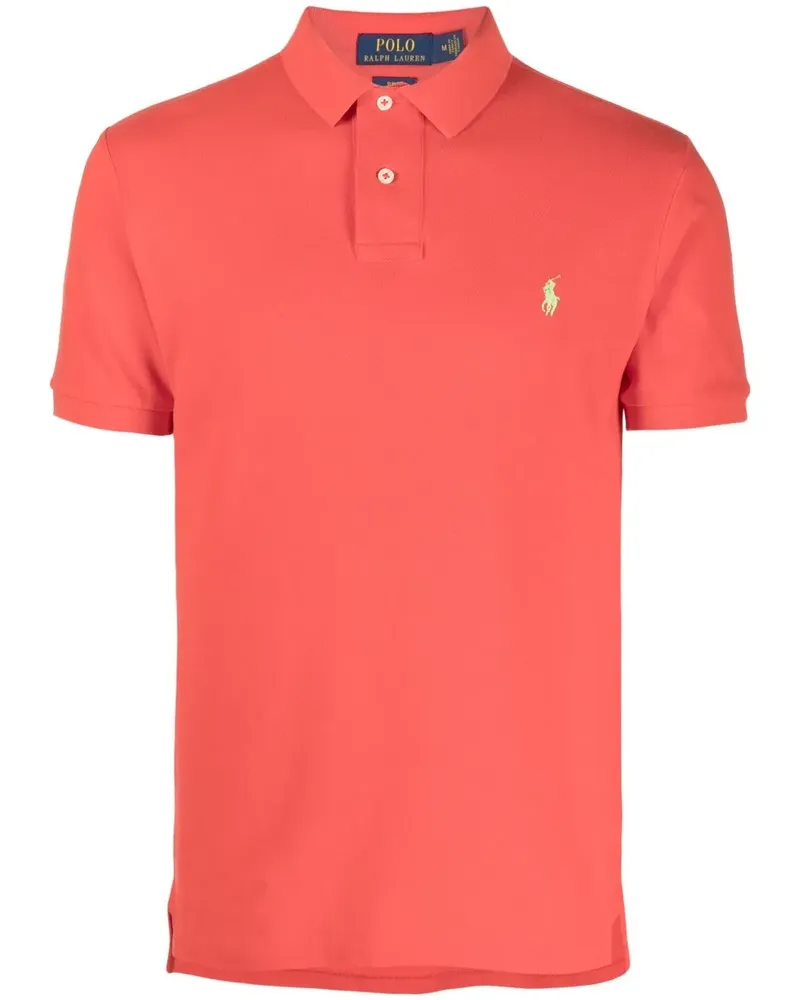 Ralph Lauren Poloshirt mit Logo-Stickerei - Rot Rot
