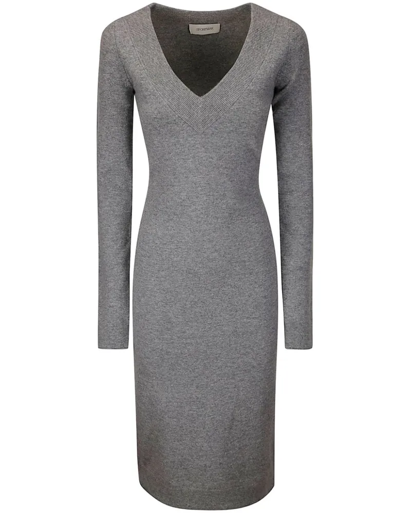 SPORTMAX Angizia Kleid - Grau Grau