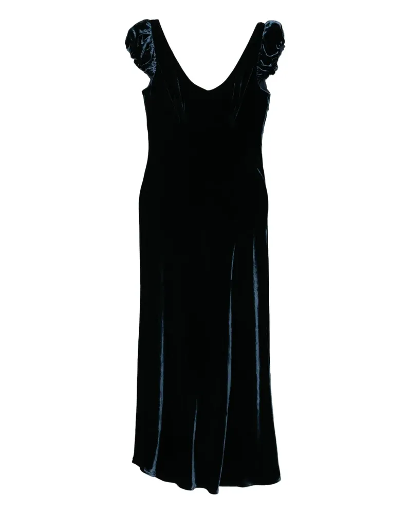 Reformation Rhia Kleid - Blau Blau