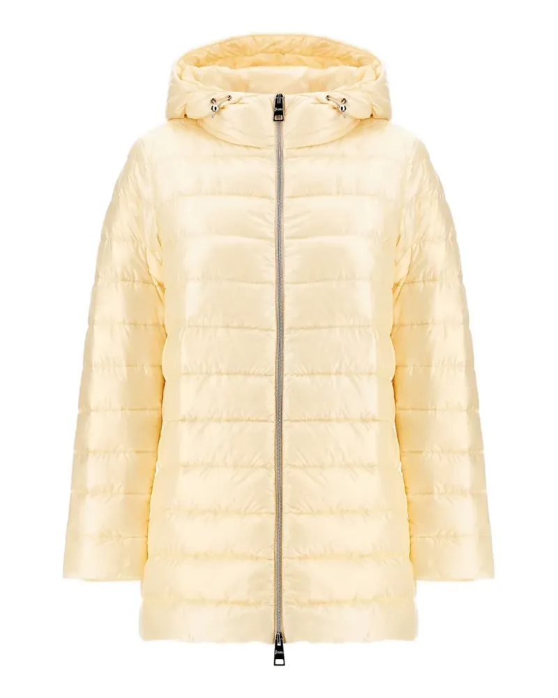Herno A-shape quilted coat - Gelb Gelb