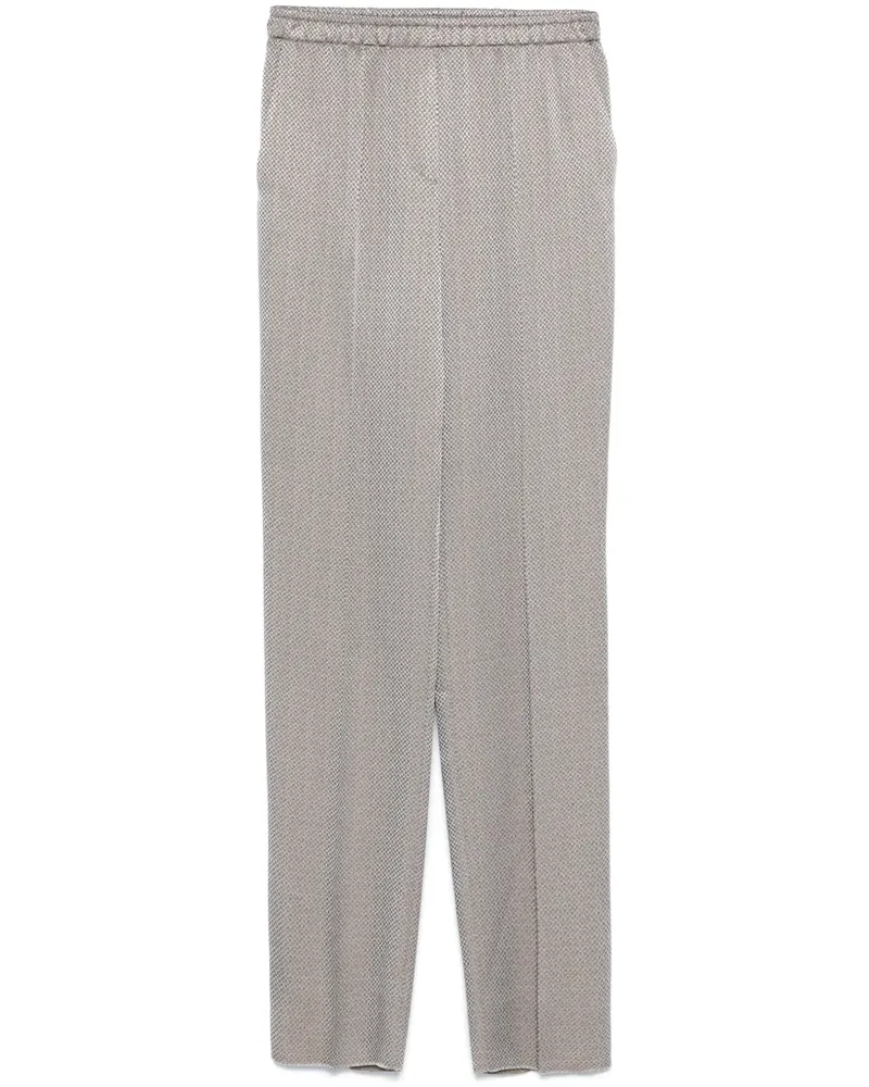 Giorgio Armani Hose mit Jacquardmuster - Grau Grau