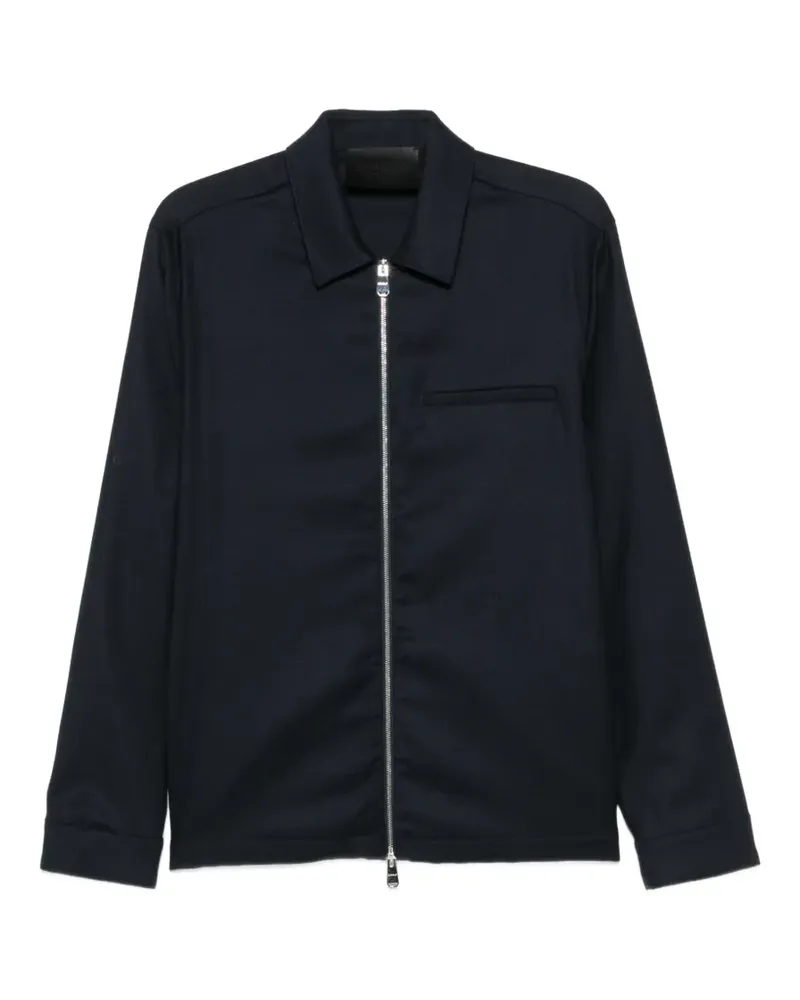 Dondup zip-up chest-pocket jacket - Blau Blau