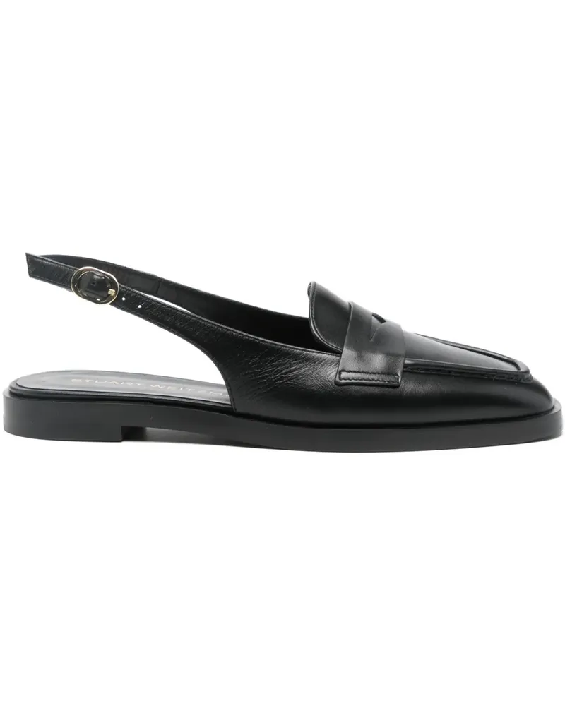 Stuart Weitzman slingback loafers - Schwarz Schwarz